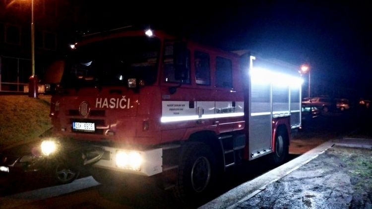Před půlnocí na Štěpána vyjeli příbramští hasiči