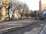 V Plzeňské ulici se pracuje na přípravě asfaltového povrchu. Křižovatka ul. Riegrova a Dvořákovo nábřeží se uzavře o týden dříve