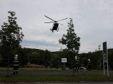 Právě teď: Po srážce vlaku s chodcem míří na pomoc vrtulník