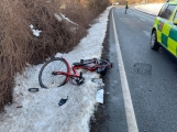 Aktuálně: U Bohutína byl sražen cyklista!