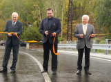 Nový most přes Litavku byl slavnostně otevřen