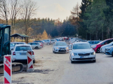 Slunečné počasí přilákalo stovky návštěvníků k procházce do brdských lesů