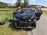 Na Příbramsku se srazil vlak s autem, nikdo se nezranil