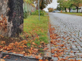 Chodník v Anenské má částečně stopku. V úseku nad nádražím nebude