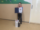 Vasyl z dobříšské základní školy získal v celorepublikové výtvarné soutěži Ulice není herna druhé místo