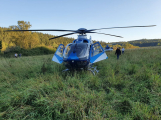 U Čenkova nepřežila žena pád z devítimetrové skály, na místě zasahovaly dva vrtulníky