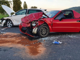 Vážným zraněním řidiče skončila nehoda u Dolních Hbit