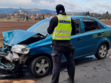 Policisté pátrají po řidiči, který u Hluboše způsobil dopravní nehodu