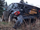 Vlak na přejezdu v Rejkovicích narazil do auta, řidič vyvázl bez zranění