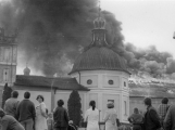Před 46 lety zachvátily plameny Svatou Horu. Hasiči bojovali s požárem čtyři dny