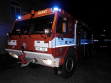V noci hořel byt v Příbrami, jeden člověk skončil v pražské nemocnici
