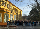 Příbramské gymnázium se připojilo k studentskému protestu za klima