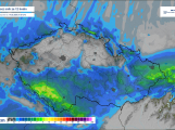 Sobotní zlom v počasí: Od západu dorazí sněžení, může napadnout až 12 centimetrů