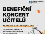 Učitelé ZUŠ Antonína Dvořáka zahrají benefiční koncert pro dětské pacienty