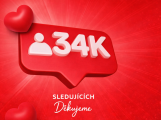 Překonali jsme hranici, o které se nám dřív ani nesnilo. Na Facebooku nás je už přes 34 000!