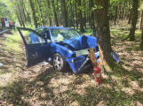 /FOTO, VIDEO/ Vážná nehoda u Rosovic. Na místě šest zraněných, přiletěl i vrtulník
