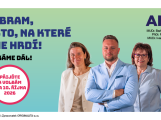 ANO Příbram (číslo 9) představuje kandidáty Filipa Ježka, MUDr. Hlaváčovou a MUDr. Barboru Daňhovou