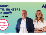 ANO Příbram (číslo 9) představuje kandidáty Denisu Kotkovou a Petra Rottera