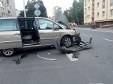 U výjezdu z ulice Bratří Čapků se srazily dva vozy