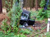 Hasiči z Rožmitálu zasahovali u dopravní nehody v Plzeňském kraji