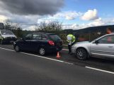 Na silnici u obce Kosova Hora se srazily dva vozy