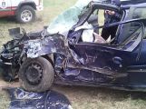 Vážná nehoda u Roželova: Peugeot narazil do stromu