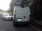 Právě teď: Na Nové Vsi pod Pleší došlo ke střetu osobního vozu s dodávkou