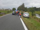 Nehoda tří vozidel uzavřela jízdní pruh u Březnice