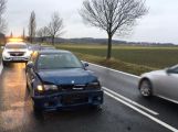 Na silnici I/4 u Vrančic došlo k nehodě tří osobních vozidel