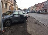Právě teď: Srážka dvou aut v centru Dobříše