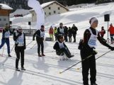 Jan Tománek jako jediný handicapovaný závodník na sledgi třicetikilometrové La Pachifica dosáhl cíl