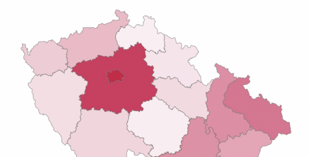 Středočeský kraj v počtu onemocnění koronavirem pomalu dohání Prahu