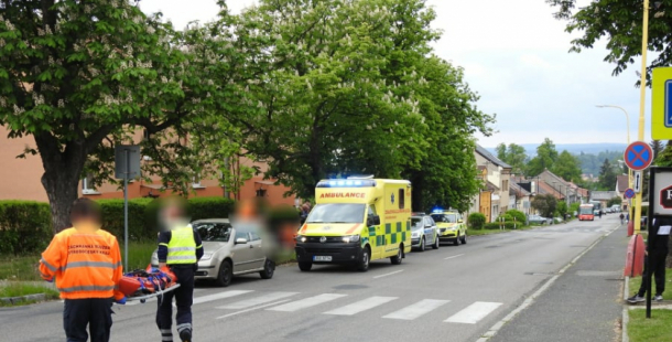 Pro vážně zraněného cyklistu přiletěl vrtulník