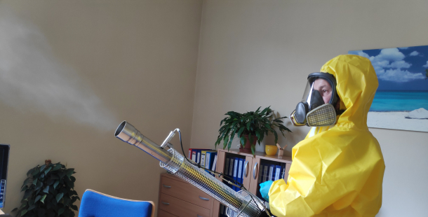 V souvislosti s výskytem COVID-19 realizujeme plošné dezinfekce interiérů a budov