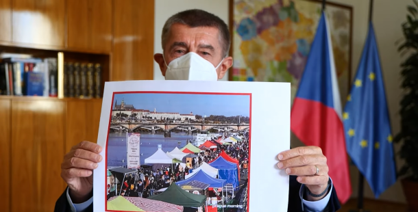 Video: Pokud se nestane zázrak, s opatřeními přitvrdíme, řekl Babiš