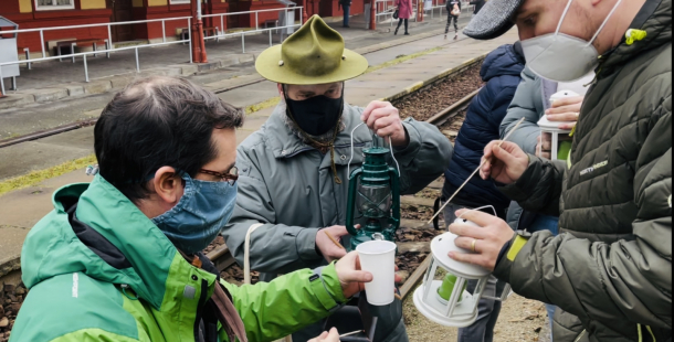 Skauti přivezli do Příbrami betlémské světlo