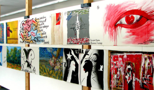 Vernisáž nového dílu projektu Nekonečné plátno v Galerii OPE