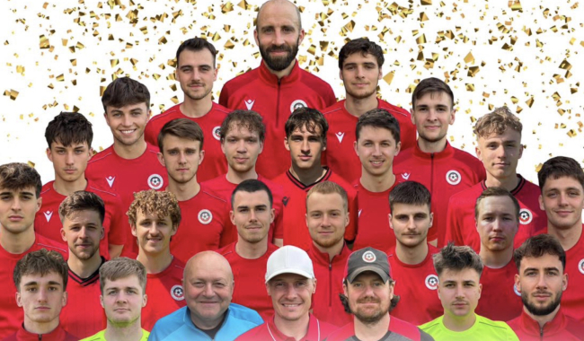 SK Spartak Příbram slaví historický postup do divize. Po 70 letech je zpátky mezi elitou krajského fotbalu