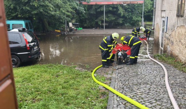 Příbram sčítá následky bouřek a postupně odstraňuje vzniklé škody