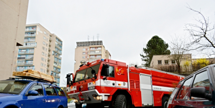 Hasiči dnes zkoušeli průjezdnost příbramskými sídlišti a naše redakce byla při tom