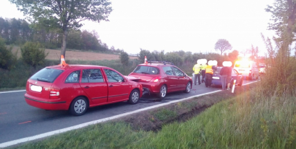 Vozidlo zastavilo pro poruchu a narazila do něho dvě další