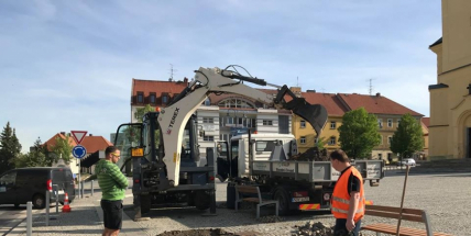 Chyběla vám zeleň na náměstí T. G. Masaryka? Už se na tom pracuje