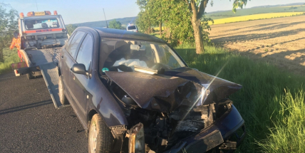 Druhá dopravní nehoda zaměstnává složky IZS