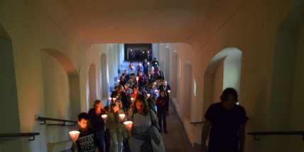 Svatá Hora za svitu svíček