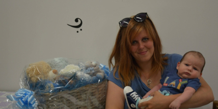 Nej miminko měsíce dubna dnes spolu se svou maminkou převzalo zaslouženou odměnu