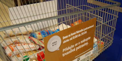 Ve sbírce potravin se vybralo přes 1,5 tuny jídla