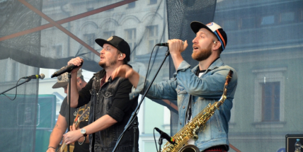 Náměstí TGM ovládli rockeři