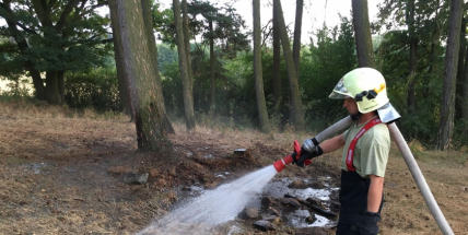 Pozorný oznamovatel nahlásil opuštěné ohniště u lesa, zabránil tak rozšíření ohně