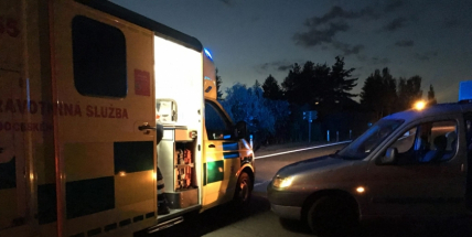 Aktuálně: Cyklista při dopravní nehodě utrpěl zranění, momentálně je v péči záchranářů