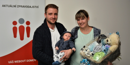 V redakci nás navštívilo „Miminko měsíce srpna"